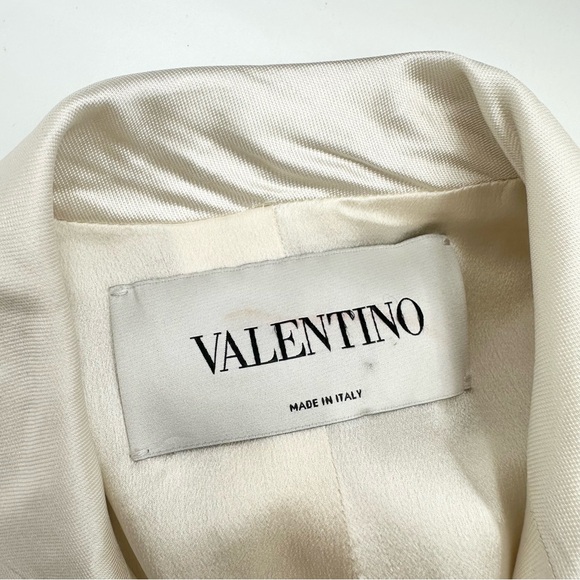 Valentino Floral Print Silk Twill Jacket - Picture 12 of 15